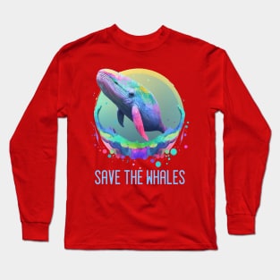 Save The Whales Long Sleeve T-Shirt